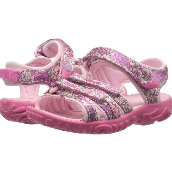Kids Teva Tirra Floral Sandals - Toddler Size 8.  NWT - Picture 6 of 9
